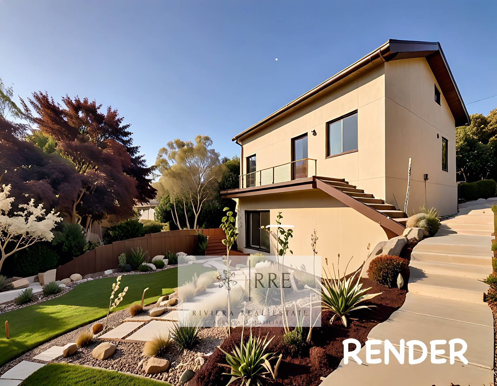 Villa with Olive Grove in the First Hinterland of Andora