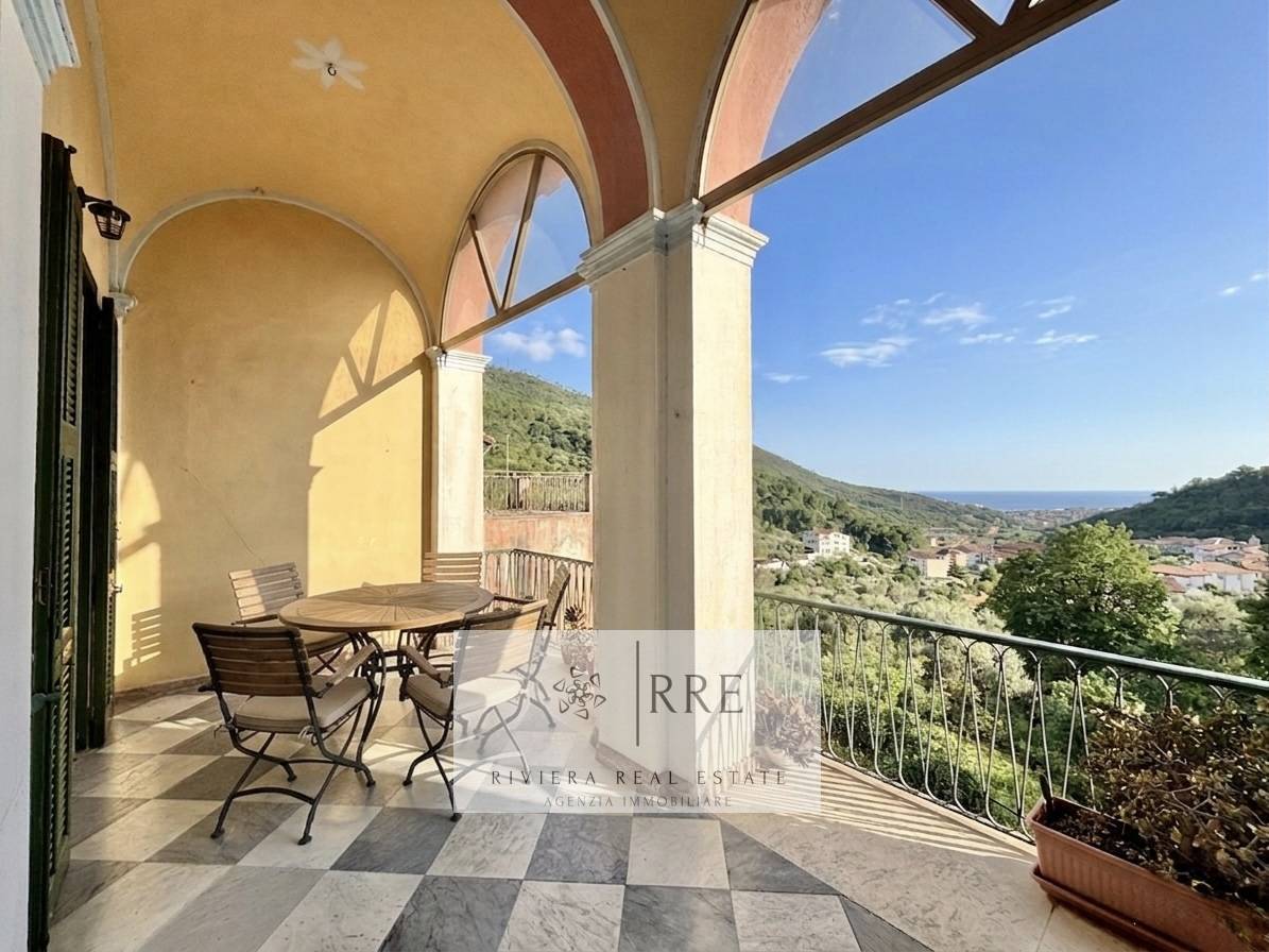 Casa Semindipendente con Vista Mare, Giardino e Doppio Alloggio – Loano (SV), Fraz. Verzi