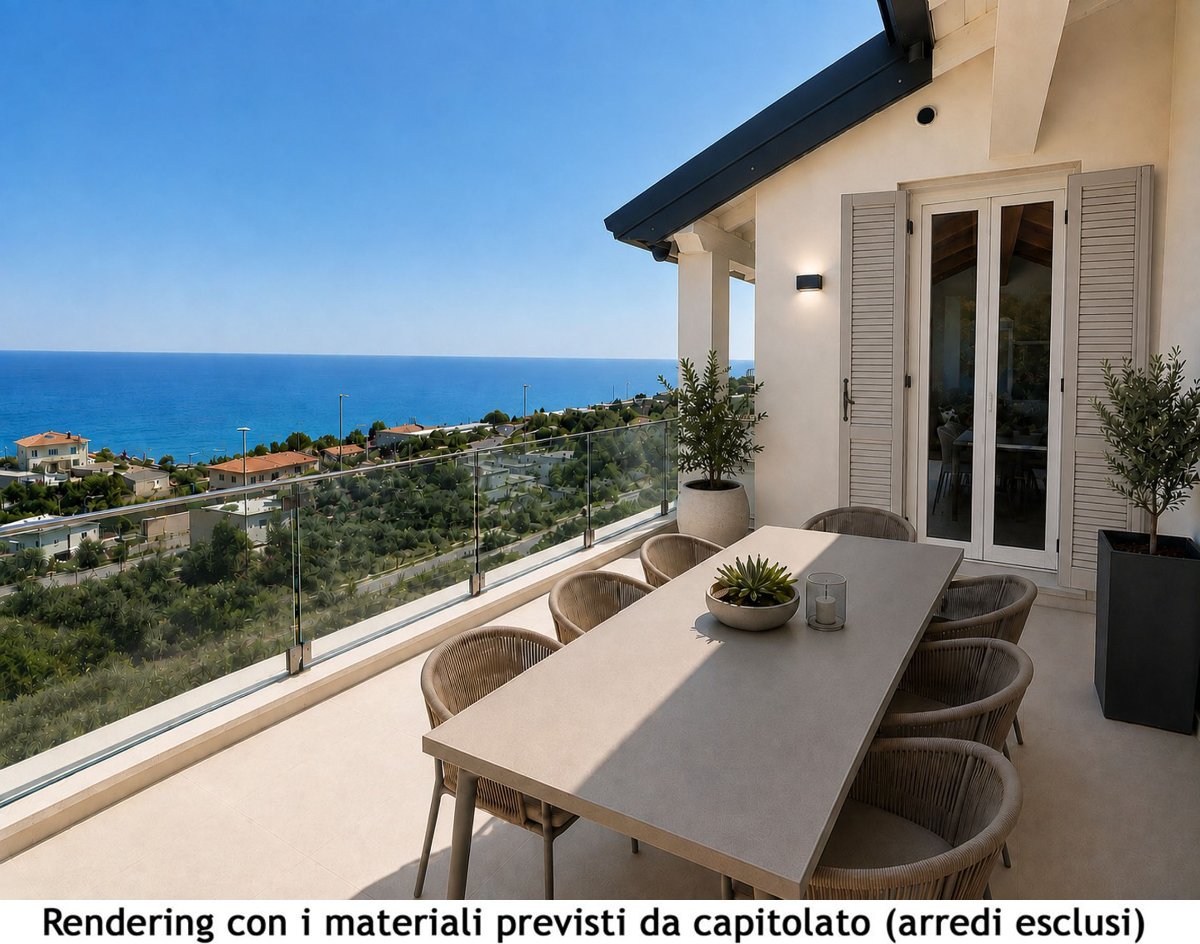 Grande Bilocale con Vista Mare Nuova Costruzione a Sanremo