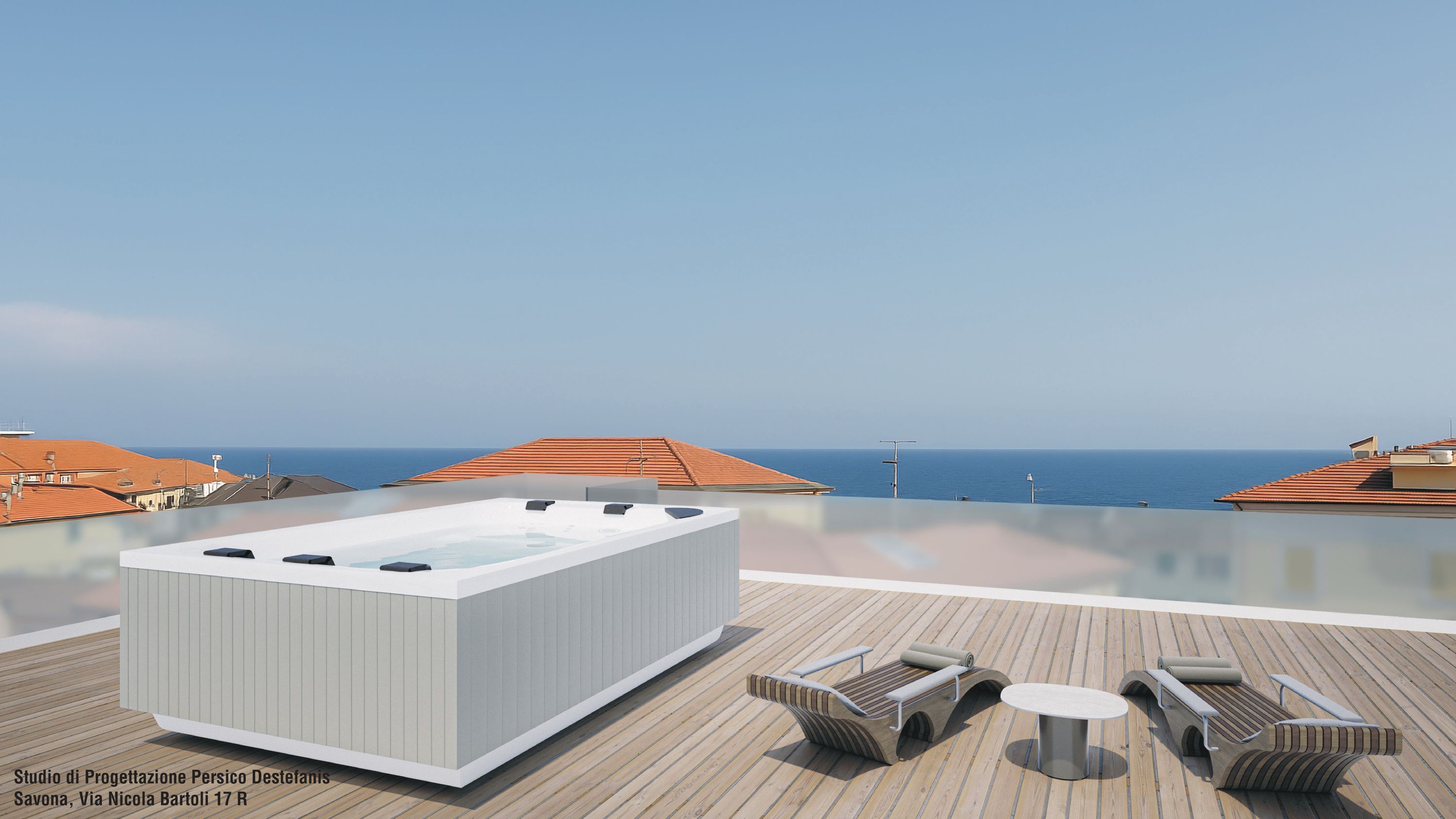 Attico con Vista Mare in un Nuovo Edificio Centrale, Varazze (SV).