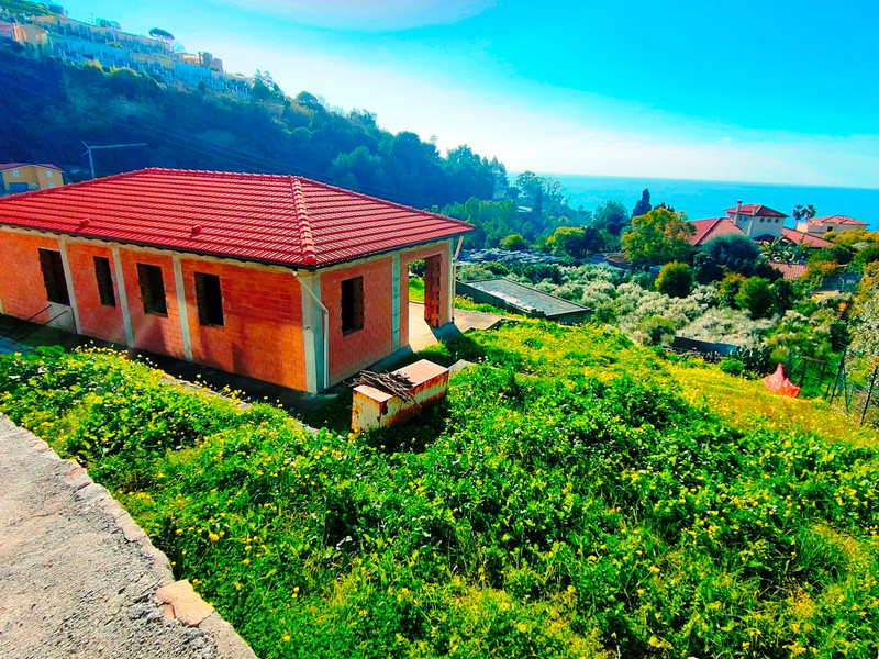 Newly constructed villa with sea view in Ospedaletti, Liguria