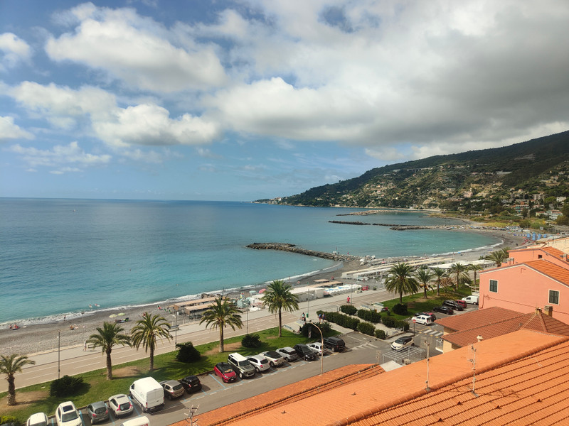 Apartment in Ospedaletti, Liguria with sea view